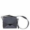 Coupon 😉 Stella McCartney Black Leather Flap Bag For 👩 Women 🎁