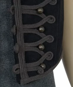 Cheapest 🔔 Stella Mccartney Kids Grey Cropped Sleeveless Military Waistcoat 6 Yrs For Kids 🎁 -Stella McCartney Shop luxury kids stella mccartney new girls clothing p59517 006