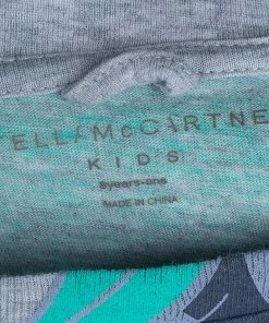 Best deal ⌛ Stella Mccartney Kids Grey Super Hero Print T- 👕 Shirt 8 Yrs For Kids ⭐ -Stella McCartney Shop luxury kids stella mccartney used boys clothing p67052 0006