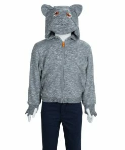 Cheap 🤩 Stella McCartney Kids Grey Slub Knit Bear Hood Detail Zip Front Jacket 4 Yrs For Kids ✔️ 12 Cheap 🤩 Stella McCartney Kids Grey Slub Knit Bear Hood Detail Zip Front Jacket 4 Yrs For Kids ✔️ -Stella McCartney Shop luxury kids stella mccartney used boys clothing p67696 003