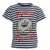 Hot Sale ❤️ Stella McCartney Kids Striped Jersey Donut Print Crew Neck T-Shirt 6 Yrs For Kids ✨ -Stella McCartney Shop luxury kids stella mccartney used boys clothing p70205 001