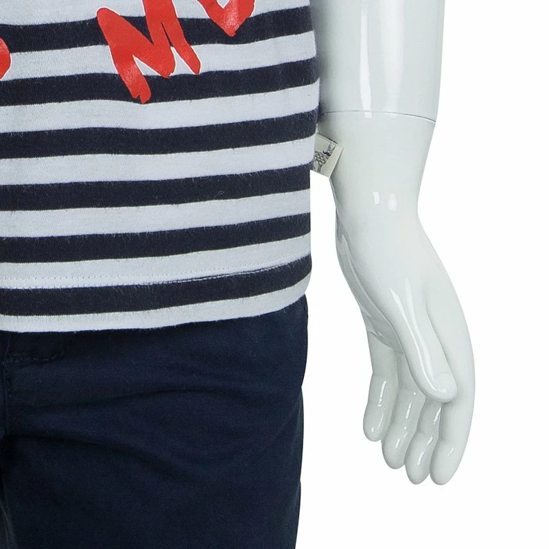 Hot Sale ❤️ Stella McCartney Kids Striped Jersey Donut Print Crew Neck T-Shirt 6 Yrs For Kids ✨ 7 Hot Sale ❤️ Stella McCartney Kids Striped Jersey Donut Print Crew Neck T-Shirt 6 Yrs For Kids ✨ - Image 5