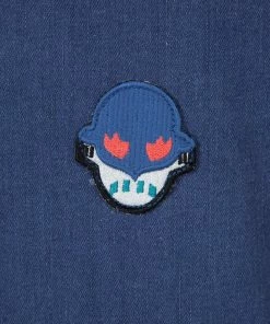 Deals 🛒 Stella McCartney Kids Indigo Denim Superhero Applique Detail Short Sleeve 👗 Dress 5 Yrs For Kids 😀 -Stella McCartney Shop luxury kids stella mccartney used girls clothing p103132 0004