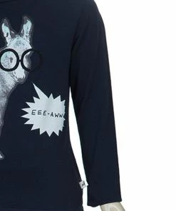 New 🥰 Stella McCartney Kids Navy Blue Graphic Print Long Sleeve T 👕 Shirt 8 Yrs For Kids ✨ -Stella McCartney Shop luxury kids stella mccartney used girls clothing p56225 0007