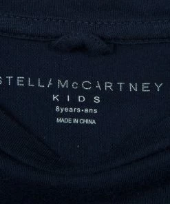 New 🥰 Stella McCartney Kids Navy Blue Graphic Print Long Sleeve T 👕 Shirt 8 Yrs For Kids ✨ -Stella McCartney Shop luxury kids stella mccartney used girls clothing p56225 0009