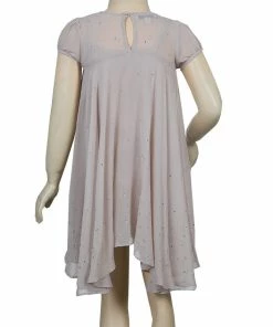 Best deal 🌟 Stella McCartney Kids Beige Crystal Studded 👗 Dress 5 Yrs For Kids ⌛ -Stella McCartney Shop luxury kids stella mccartney used girls clothing p56264 0003