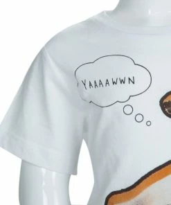 Cheapest ❤️ Stella McCartney Kids White Polar Bear Print T-Shirt 4 Yrs For Kids 🌟 -Stella McCartney Shop luxury kids stella mccartney used girls clothing p63772 0005