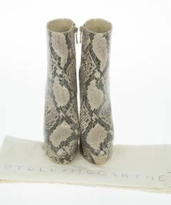 Brand new 👏 Stella McCartney Snake Effect Faux Leather Ankle 🥾 Boots Size 39 For Men ✔️ -Stella McCartney Shop luxury men stella mccartney new shoes p14147 012