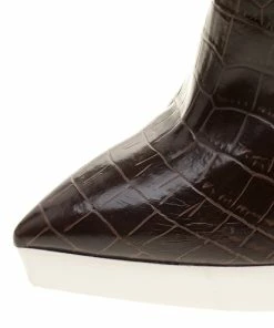 Top 10 🥰 Stella McCartney Brown Croc Embossed Ankle 🥾 Boots Size 39 For Men 🤩 -Stella McCartney Shop luxury men stella mccartney used shoes p137992 008