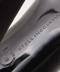 Coupon 😉 Stella McCartney Black Leather 'Leibovitz' Over The Knee 🥾 Boots Size 40 For Men 😉 -Stella McCartney Shop luxury men stella mccartney used shoes p37386 007
