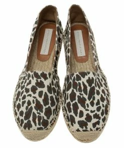 Wholesale ✨ Stella McCartney Leopard Print Canvas Espadrilles Size 41 For Men 🧨 -Stella McCartney Shop luxury men stella mccartney used shoes p53688 0006