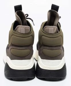 Hot Sale ⌛ Stella McCartney Multicolor Fabric And Suede High Top 👟 Sneakers Size 43 For Men ❤️ -Stella McCartney Shop luxury men stella mccartney used shoes p671766 005