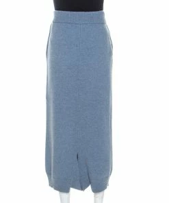 Flash Sale 👏 Stella McCartney Pale Blue Wool Drop Crotch Ankle Pants S For 👩 Women 😉 -Stella McCartney Shop luxury women alexander mcqueen used clothes p249245 001