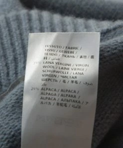 Flash Sale 👏 Stella McCartney Pale Blue Wool Drop Crotch Ankle Pants S For 👩 Women 😉 -Stella McCartney Shop luxury women alexander mcqueen used clothes p249245 007