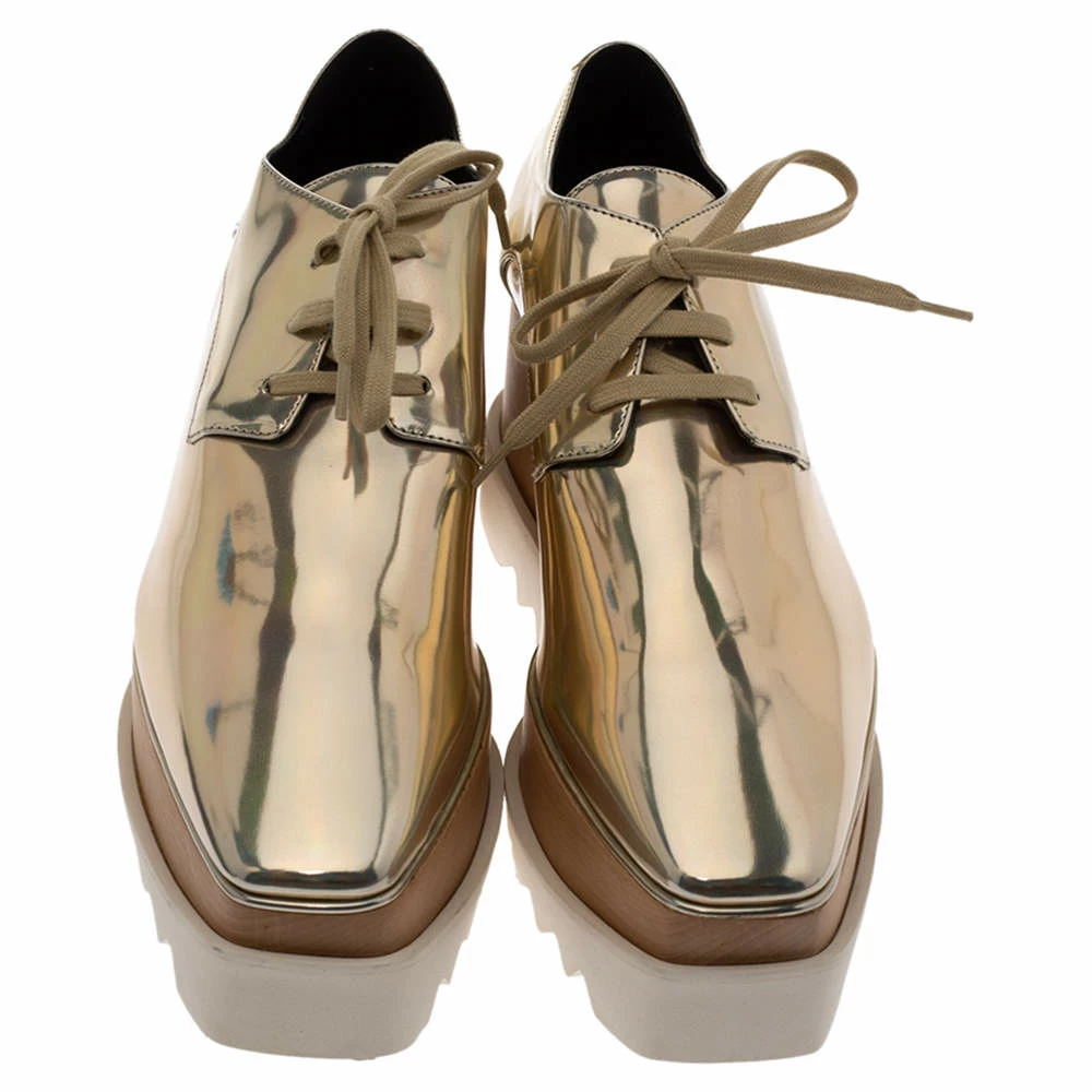 Best reviews of ✔️ Stella McCartney Metallic Gold Elyse Platform Lace Up 👟 Sneakers Size 40 For 👩 Women 🎁 5 Best reviews of ✔️ Stella McCartney Metallic Gold Elyse Platform Lace Up 👟 Sneakers Size 40 For 👩 Women 🎁 - Image 3