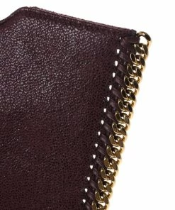 Cheapest ✨ Stella McCartney Mini Burgundy Fallabella IPad Case For 👩 Women 😉 -Stella McCartney Shop luxury women stella mccartney new accessories p13720 006