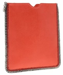 Discount 🌟 Stella McCartney Orange Falabella IPad Case For 👩 Women 😀 -Stella McCartney Shop luxury women stella mccartney new accessories p14091 002