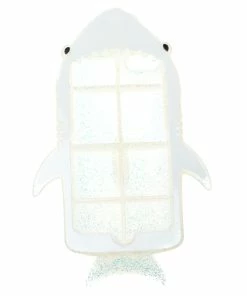 Budget 🌟 Stella McCartney White Glitter Rubber Shark IPhone 7 Case For 👩 Women 🔔