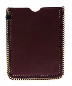 Best Pirce 🌟 Stella McCartney Burgundy Fallabella IPad Case For 👩 Women 🤩