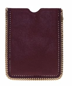 Best Pirce 🌟 Stella McCartney Burgundy Fallabella IPad Case For 👩 Women 🤩 -Stella McCartney Shop luxury women stella mccartney new accessories p39832 003