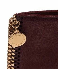 Best Pirce 🌟 Stella McCartney Burgundy Fallabella IPad Case For 👩 Women 🤩 -Stella McCartney Shop luxury women stella mccartney new accessories p39832 006