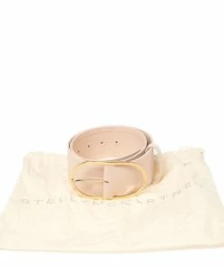 Cheapest 🔥 Stella McCartney Powder Pink Canvas Buckle Waist Belt 69CM For 👩 Women 👏 -Stella McCartney Shop luxury women stella mccartney new accessories p452783 001