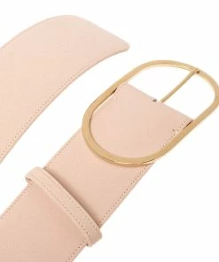 Cheapest 🔥 Stella McCartney Powder Pink Canvas Buckle Waist Belt 69CM For 👩 Women 👏 -Stella McCartney Shop luxury women stella mccartney new accessories p452783 003