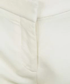 Promo 🔥 Stella McCartney Cream Wool Mohair Wide Leg Alberta Trousers S For 👩 Women 🌟 -Stella McCartney Shop luxury women stella mccartney new clothes p133836 004