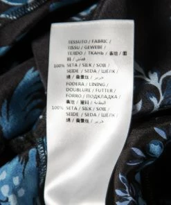 Discount 💯 Stella McCartney Black And Blue Floral Printed Silk Belted Natalia Jumpsuit S For 👩 Women ⌛ -Stella McCartney Shop luxury women stella mccartney new clothes p163635 004