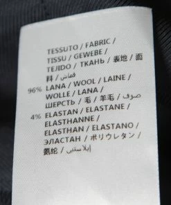 Outlet 🔥 Stella McCartney Navy Blue Wool Cropped Eden Kick Pants L For 👩 Women 😉 -Stella McCartney Shop luxury women stella mccartney new clothes p164602 006