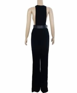 Best reviews of 🥰 Stella McCartney Anna Stretch-Cady Velvet Jumpsuit S For 👩 Women 🔥 -Stella McCartney Shop luxury women stella mccartney new clothes p16737 0003