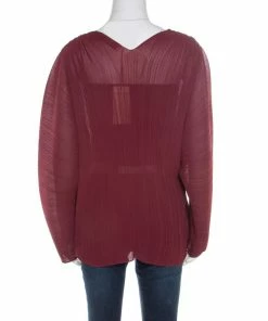Buy ๐ฏ Stella McCartney Bordeaux Plisse Wrap Top S For ๐ฉ Women โ 10 Buy ๐ฏ Stella McCartney Bordeaux Plisse Wrap Top S For ๐ฉ Women โ -Stella McCartney Shop luxury women stella mccartney new clothes p179538 001