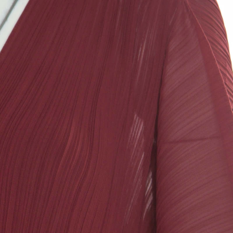 Buy ๐ฏ Stella McCartney Bordeaux Plisse Wrap Top S For ๐ฉ Women โ 6 Buy ๐ฏ Stella McCartney Bordeaux Plisse Wrap Top S For ๐ฉ Women โ - Image 4