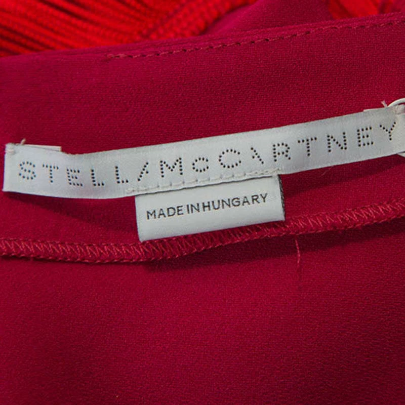 Best deal ๐ Stella McCartney Red Crepe Fringe Detail Sleeveless Top M For ๐ฉ Women ๐ 7 Best deal ๐ Stella McCartney Red Crepe Fringe Detail Sleeveless Top M For ๐ฉ Women ๐ - Image 5
