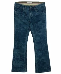 Best deal 🔥 Stella McCartney Hibiscus Print Denim 👖 Jeans M For 👩 Women ✔️