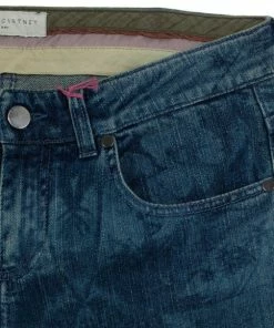 Best deal 🔥 Stella McCartney Hibiscus Print Denim 👖 Jeans M For 👩 Women ✔️ -Stella McCartney Shop luxury women stella mccartney new clothes p24875 004