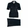 Wholesale 🌟 Stella McCartney Navy Textured Top XS And Pants Set S For 👩 Women ⌛ -Stella McCartney Shop luxury women stella mccartney new clothes p44826 0001