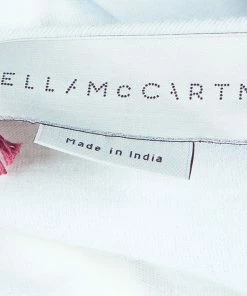 Budget 👍 Stella McCartney Cream Beaded Sleeveless Top M For 👩 Women 🎉 -Stella McCartney Shop luxury women stella mccartney new clothes p46707 008