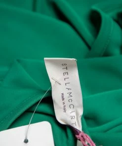 Flash Sale 😀 Stella McCartney Green Jersey Pleated Front Detail Top M For 👩 Women 😍 -Stella McCartney Shop luxury women stella mccartney new clothes p493220 007