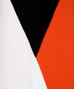 Discount ❤️ Stella McCartney Colorblock Velvet And Crepe Long Sleeve Maxi 👗 Dress S For 👩 Women 👏 -Stella McCartney Shop luxury women stella mccartney new clothes p57063 008