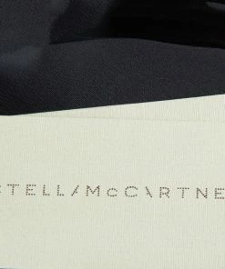 Discount ❤️ Stella McCartney Colorblock Velvet And Crepe Long Sleeve Maxi 👗 Dress S For 👩 Women 👏 -Stella McCartney Shop luxury women stella mccartney new clothes p57063 009