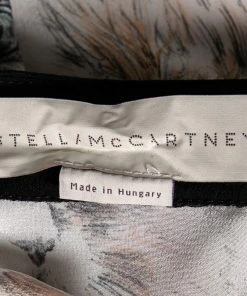 Buy 🎉 Stella McCartney Multicolored Cat Print Silk Wilson 👚 Shirt M For 👩 Women 👏 -Stella McCartney Shop luxury women stella mccartney new clothes p584657 003