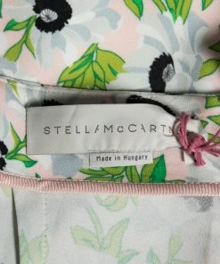 Coupon 👍 Stella McCartney Multicolor Floral Printed Crepe Midi 👗 Skirt S For 👩 Women 🧨 -Stella McCartney Shop luxury women stella mccartney new clothes p614261 004