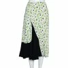 Coupon 👍 Stella McCartney Multicolor Floral Printed Crepe Midi 👗 Skirt S For 👩 Women 🧨