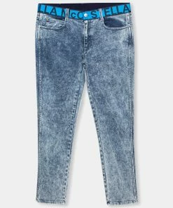 Top 10 ❤️ Stella McCartney Blue Denim Logo Waistband 👖 Jeans L For 👩 Women 🔥