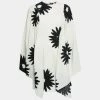 Buy ✨ Stella McCartney Cream Floral Print Crepe Cape Styled 👗 Dress M For 👩 Women 🧨 -Stella McCartney Shop luxury women stella mccartney new clothes p651993 001