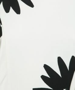 Buy ✨ Stella McCartney Cream Floral Print Crepe Cape Styled 👗 Dress M For 👩 Women 🧨 -Stella McCartney Shop luxury women stella mccartney new clothes p651993 002