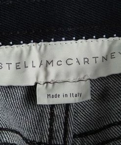 Hot Sale 🤩 Stella McCartney Black Denim Zip Embellishment Detail Ankle Grazer 👖 Jeans S For 👩 Women ⭐ -Stella McCartney Shop luxury women stella mccartney new clothes p87670 004