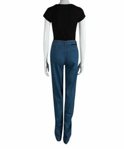 Promo ⭐ Stella McCartney Indigo Ankle Grazer Denim 👖 Jeans M For 👩 Women 🔥 -Stella McCartney Shop luxury women stella mccartney new clothes p89216 003
