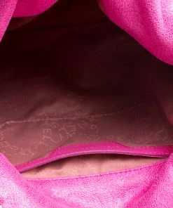 Discount ❤️ Stella McCartney Metallic Pink Faux Leather Mini Falabella Tote For 👩 Women 🎉 -Stella McCartney Shop luxury women stella mccartney new handbags p115080 0008